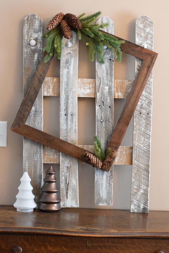 EASY DIY Project: from Goodwill Frame to Winter Decor - Craftsy Soul